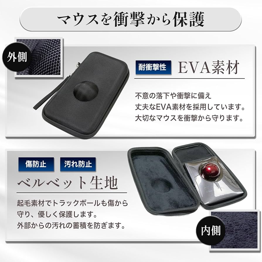 Kensington トラックボール Amazonカラー黒　ケース付き 唯一無二のスクロール感を手に入れられるケンジントンのトラック